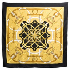 Hermes Eperon d Or by H d Origny Silk Scarf
