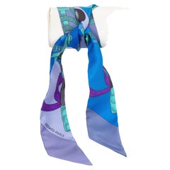 Hermès "Eperon D" Silk Twilly