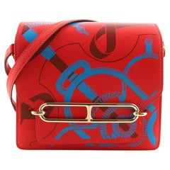 Hermes Eperon d'Or Roulis Bag Printed Swift 18