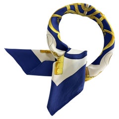 Hermès Eperon d
Or Silk Scarf by Henri d
Origny, Circa 1990