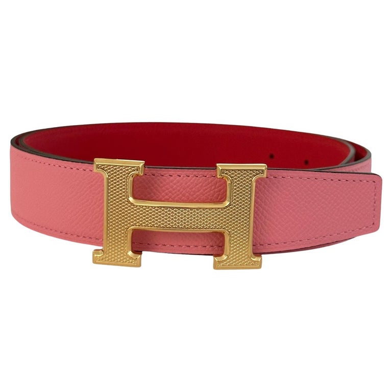 hermes belt pink