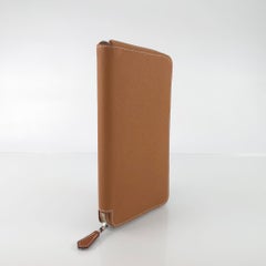 Hermès Epsom and Barenia calfskin Silk'In Classique long wallet