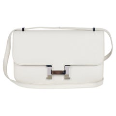 HERMES Epsom Constance Elan 25 White HERMES Epsom Constance Elan 25 White