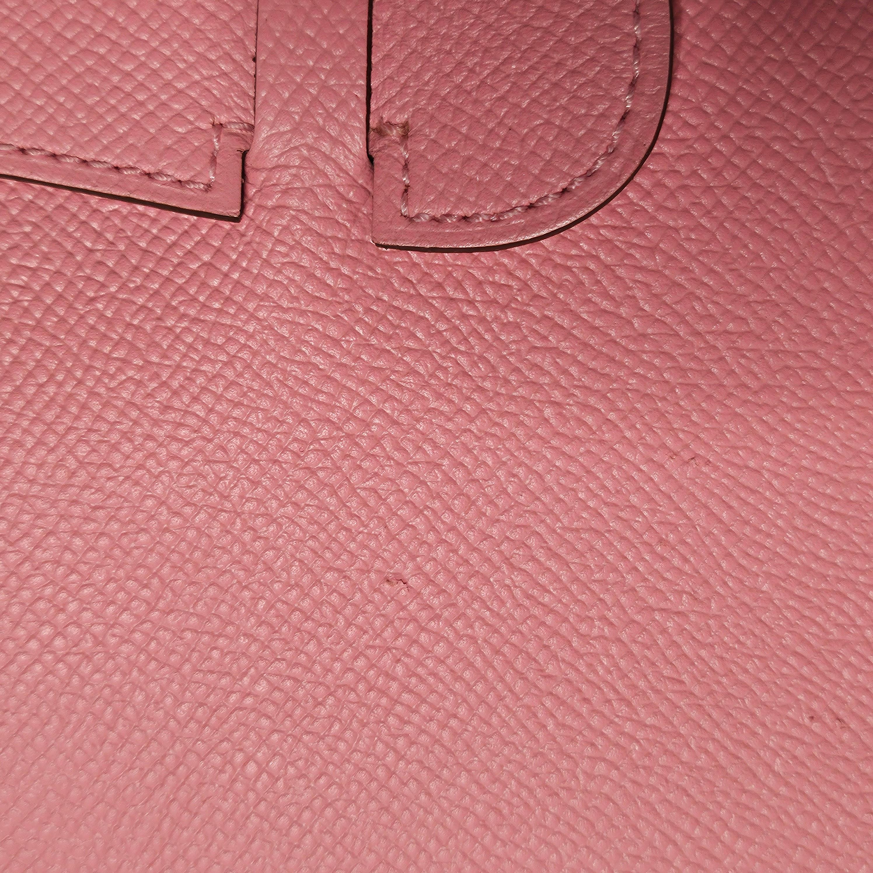 Hermes Evelyne III GM Rose Confetti Pink Crossbody Bag 6