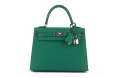 Hermès Epsom Kelly Sellier 25 Vert Jade