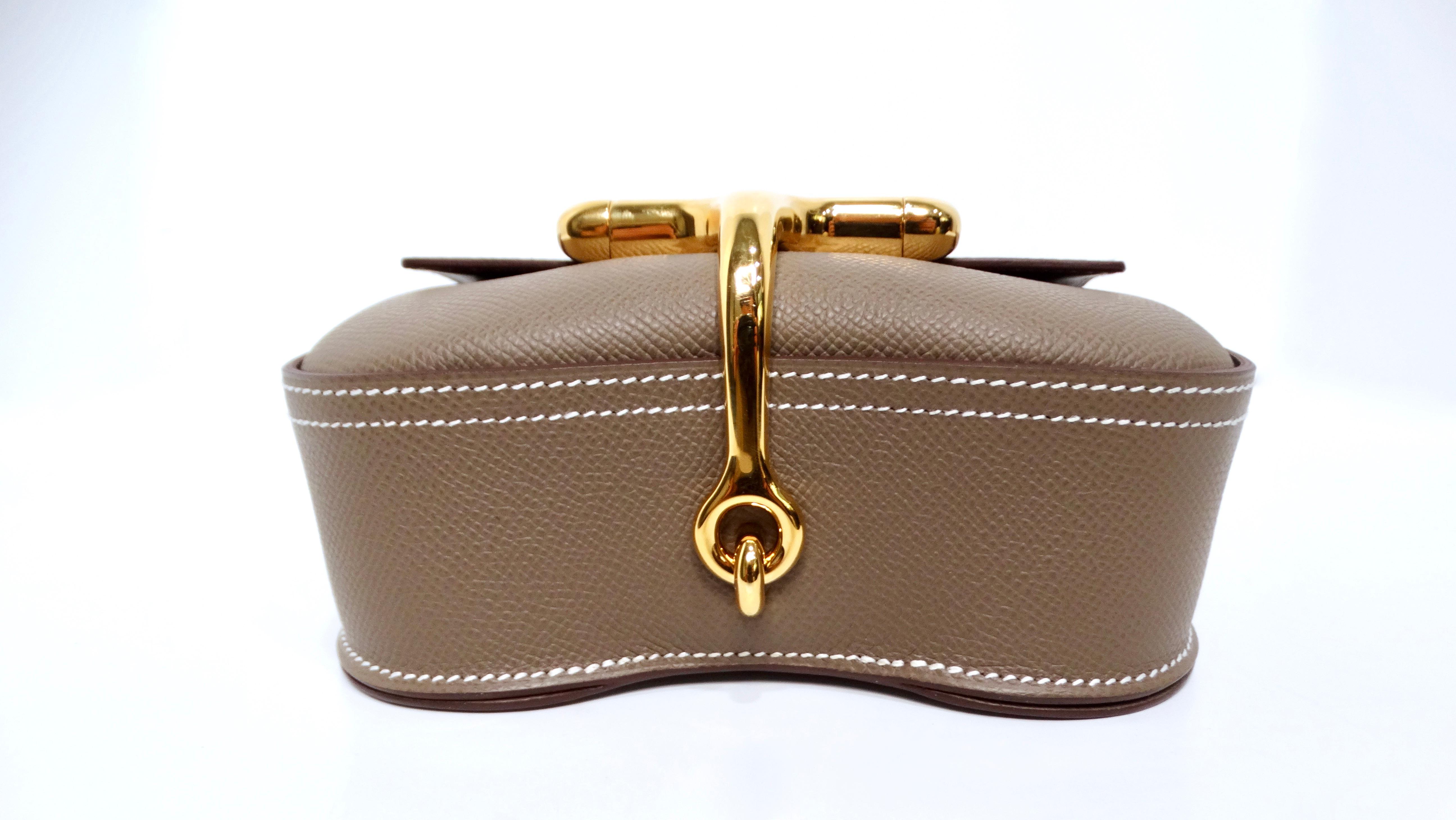 Hermes Epsom Mini Della Cavalleria Eutoupe Crossbody Bag 5