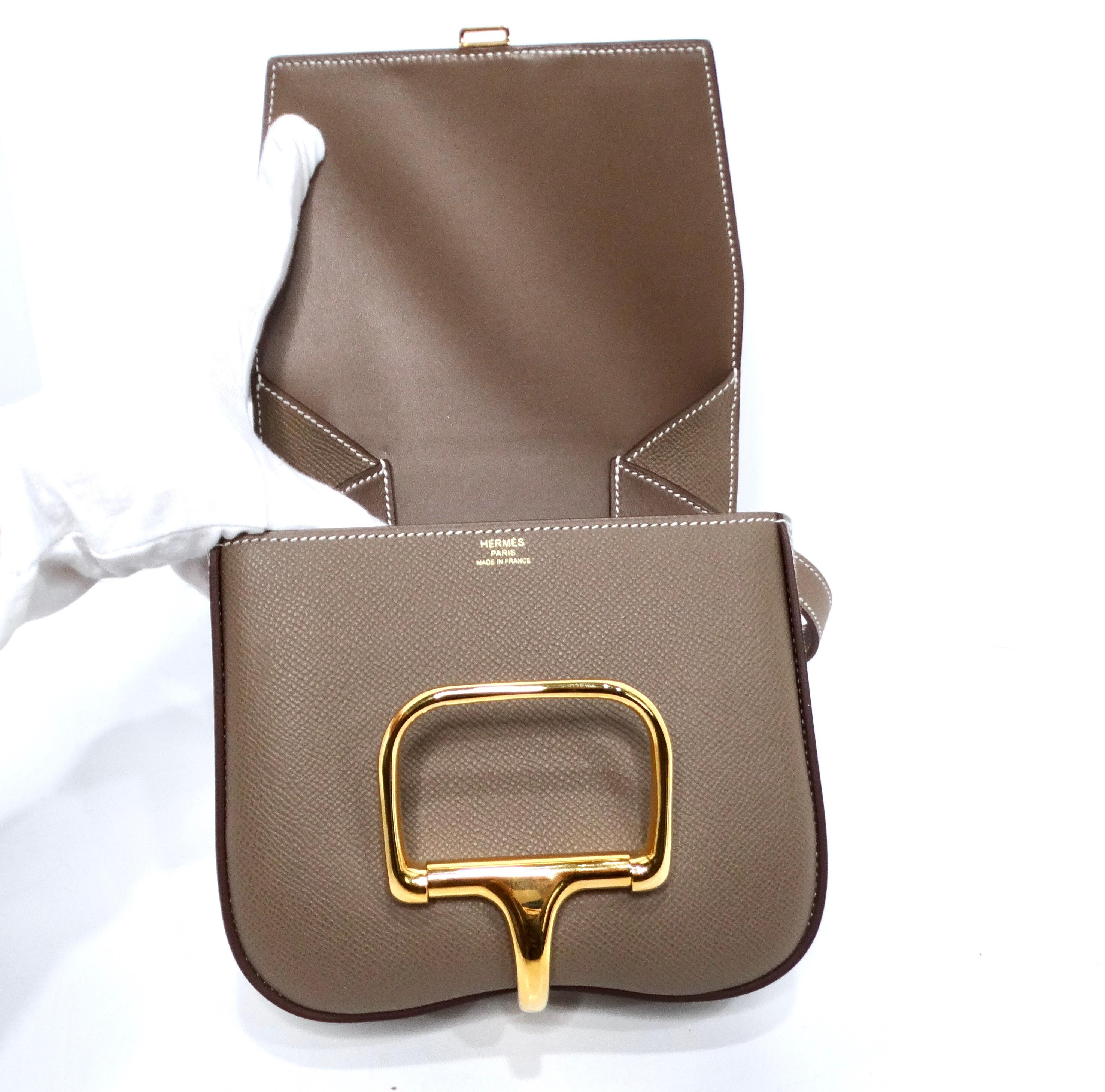 Hermes Epsom Mini Della Cavalleria Eutoupe Crossbody Bag 6