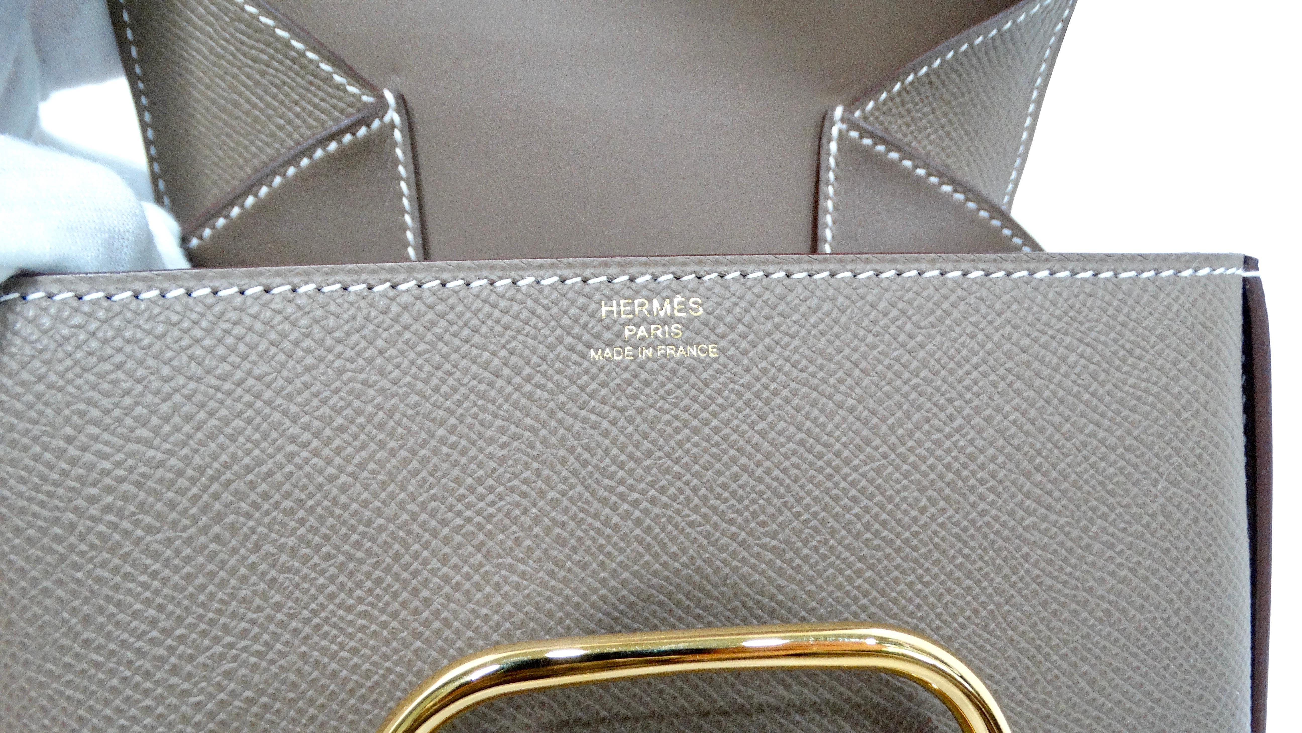 Hermes Epsom Mini Della Cavalleria Eutoupe Crossbody Bag 7