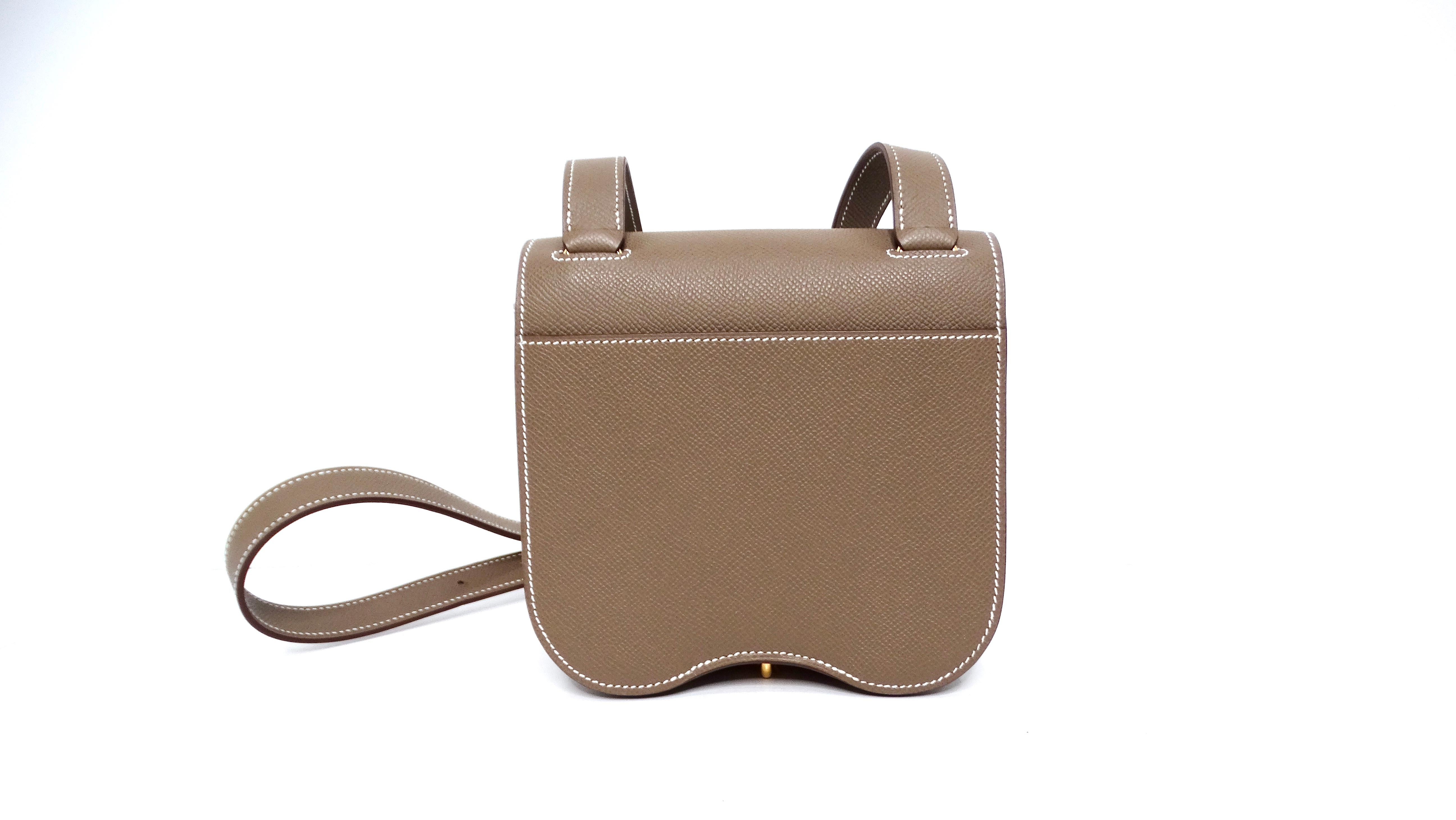 Hermes Epsom Mini Della Cavalleria Eutoupe Crossbody Bag 1