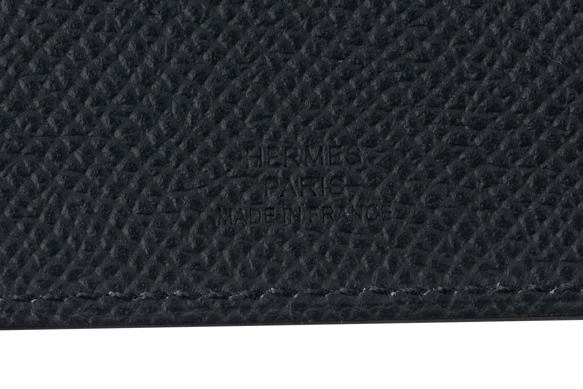 Hermès Portapassaporto PM Epsom Tarmac in vendita 1