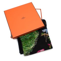 Hermes Equateur Silk Wash Scarf 90