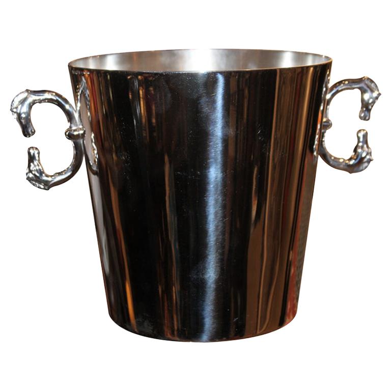 Hermès Equestrian Champagne Ice Bucket For Sale