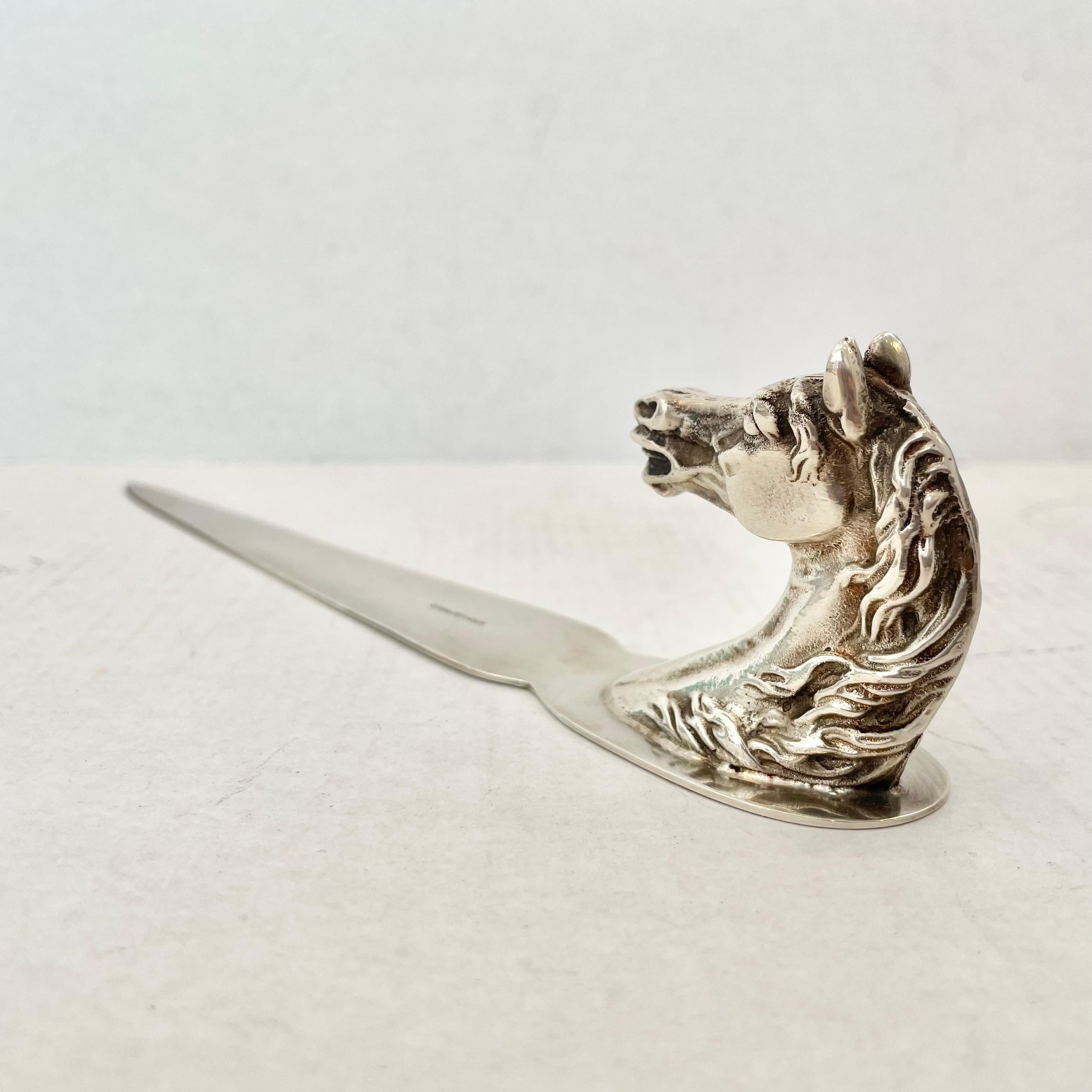 Hermes Equestrian Letter Opener, 1960s France In Good Condition For Sale In Los Angeles, CA