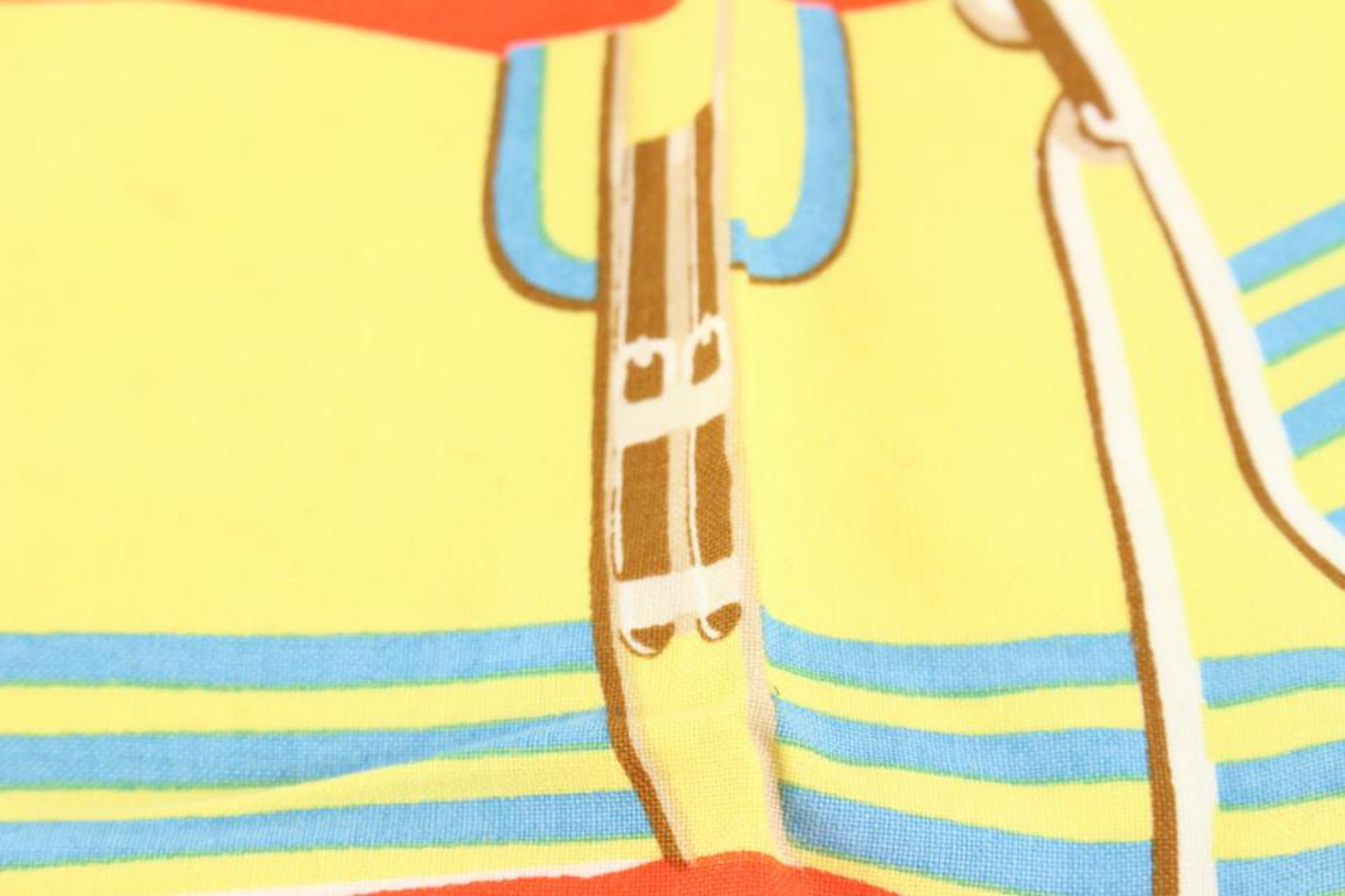 Hermès - Napperon en lin avec motif cheval 1224h21
Fabriqué en : France
Mesures : Longueur :  largeur de 19