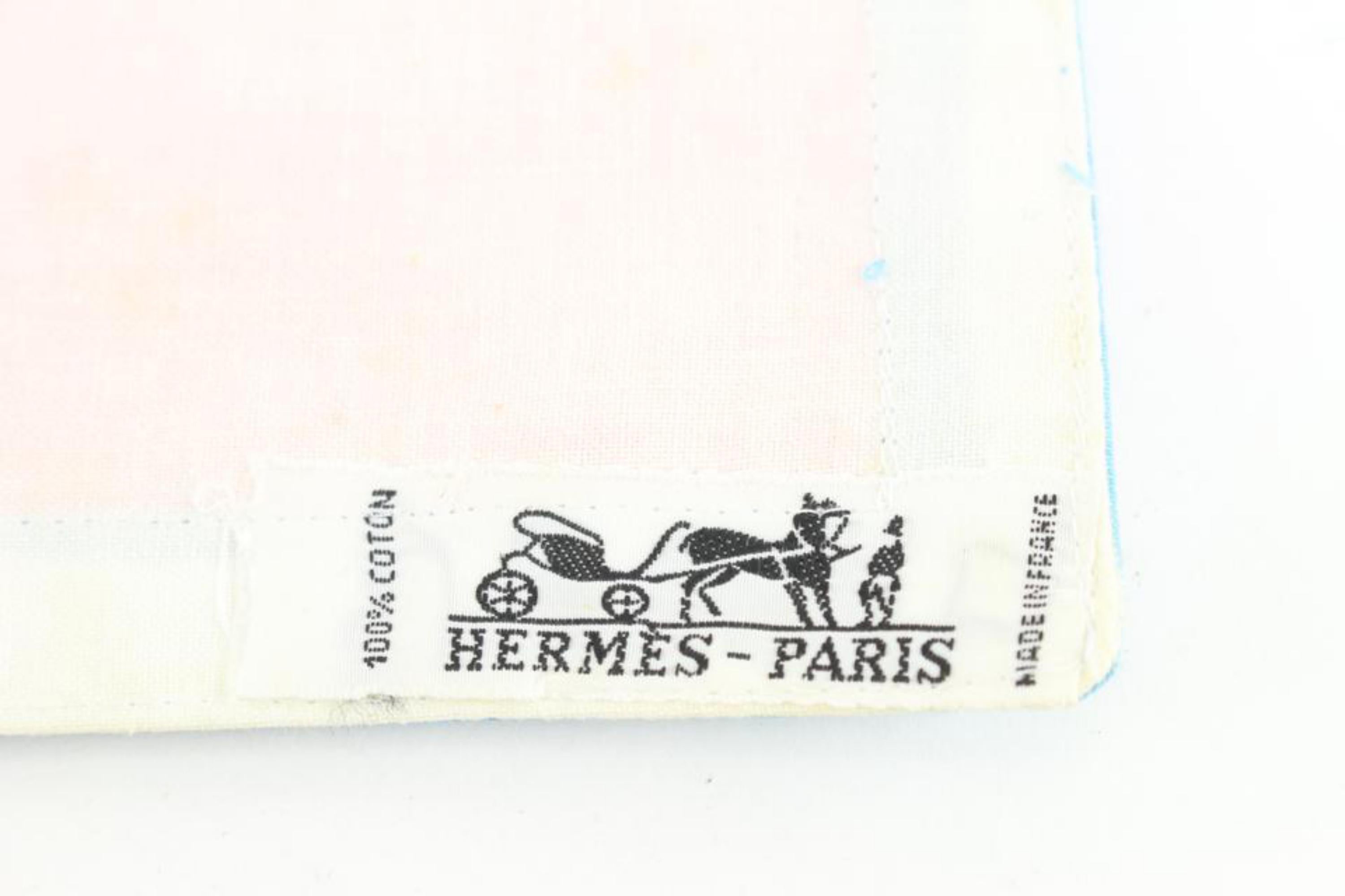 Hermès Equestrian Linen Horse Motif Placemat Linen 0H31 3
