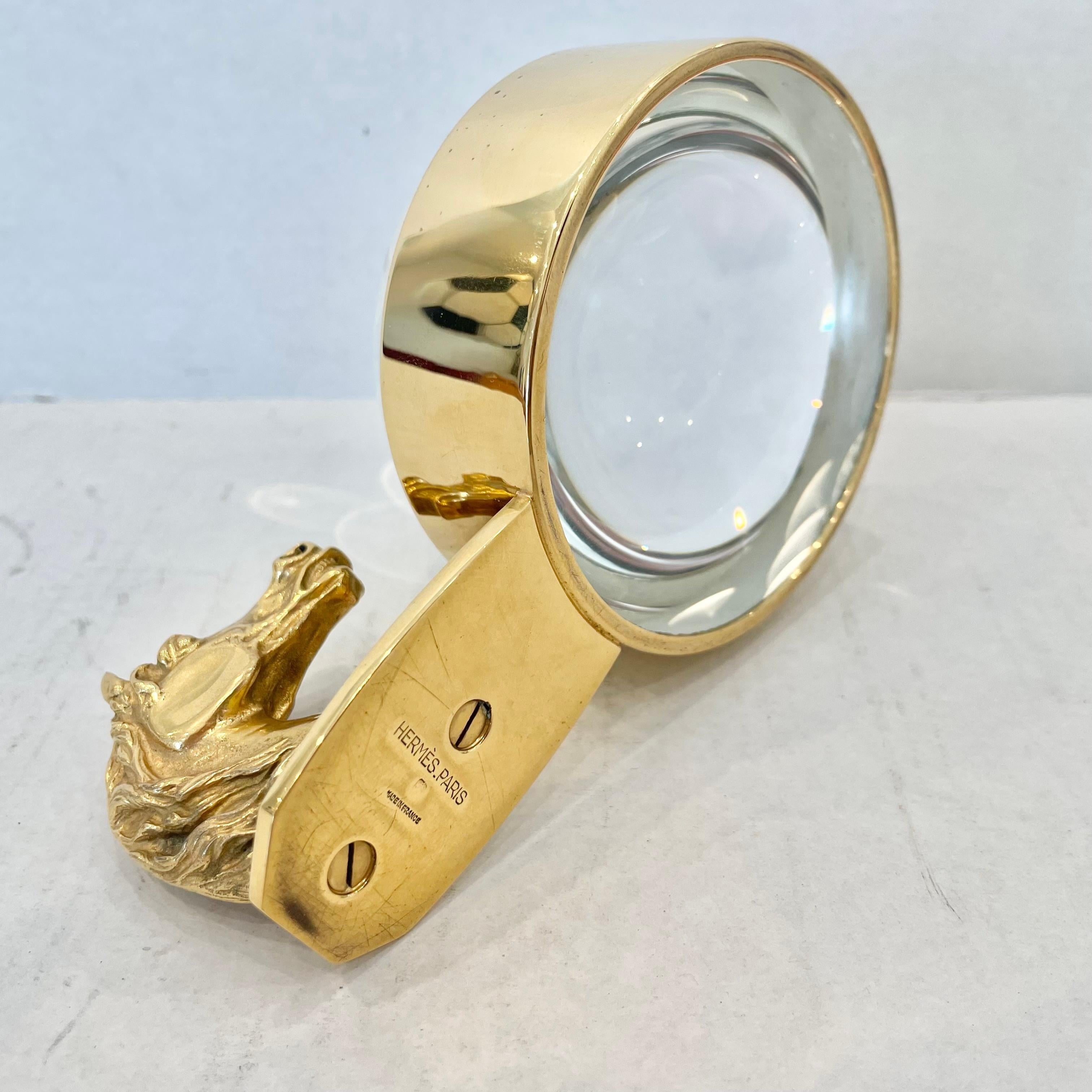 Hermes Equestrian Magnifying Glass, 1960s France For Sale 7