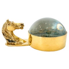 Vintage Hermes Equestrian Magnifying Glass, 1960s France
