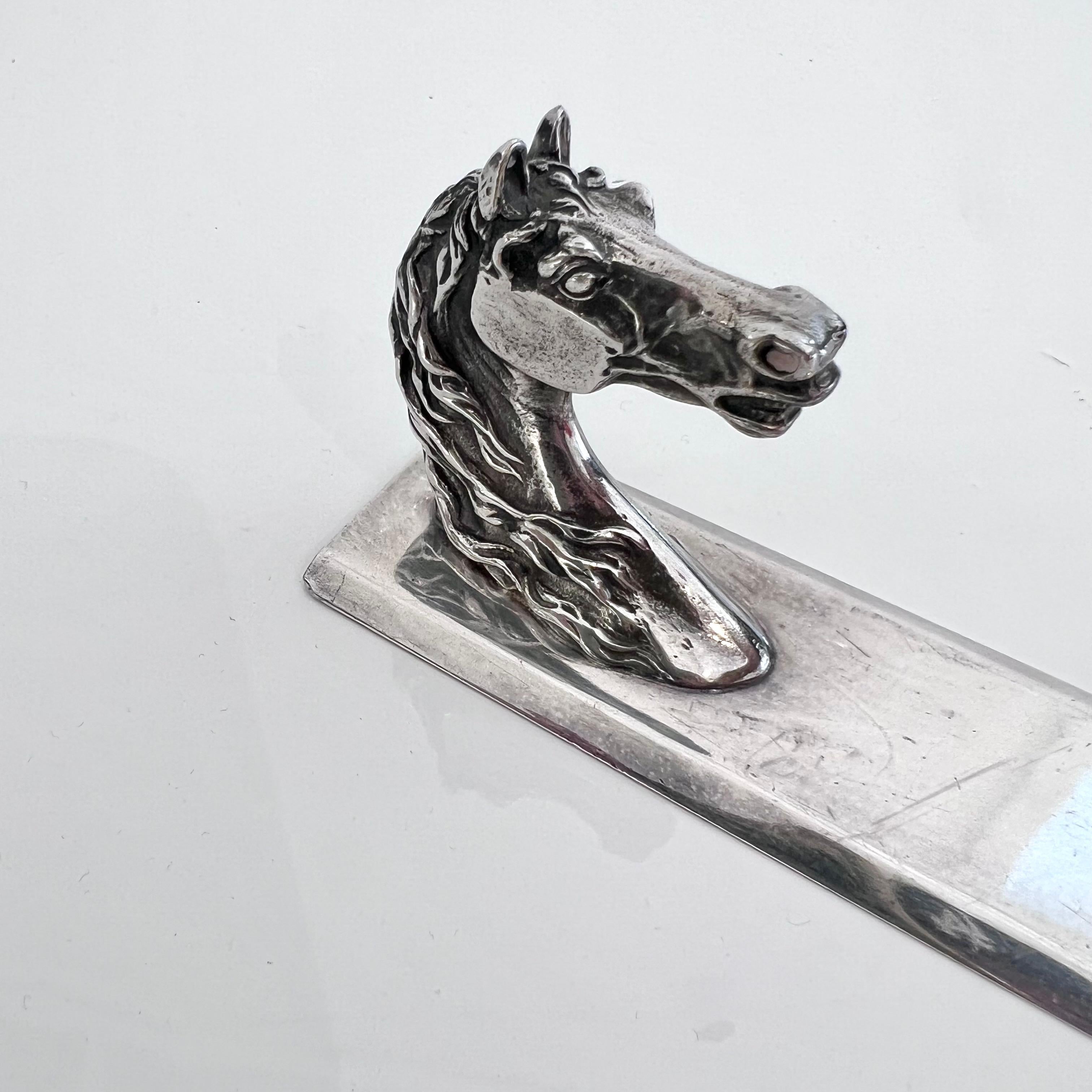 French Hermès Equestrian Paper Weight, 1960s France For Sale