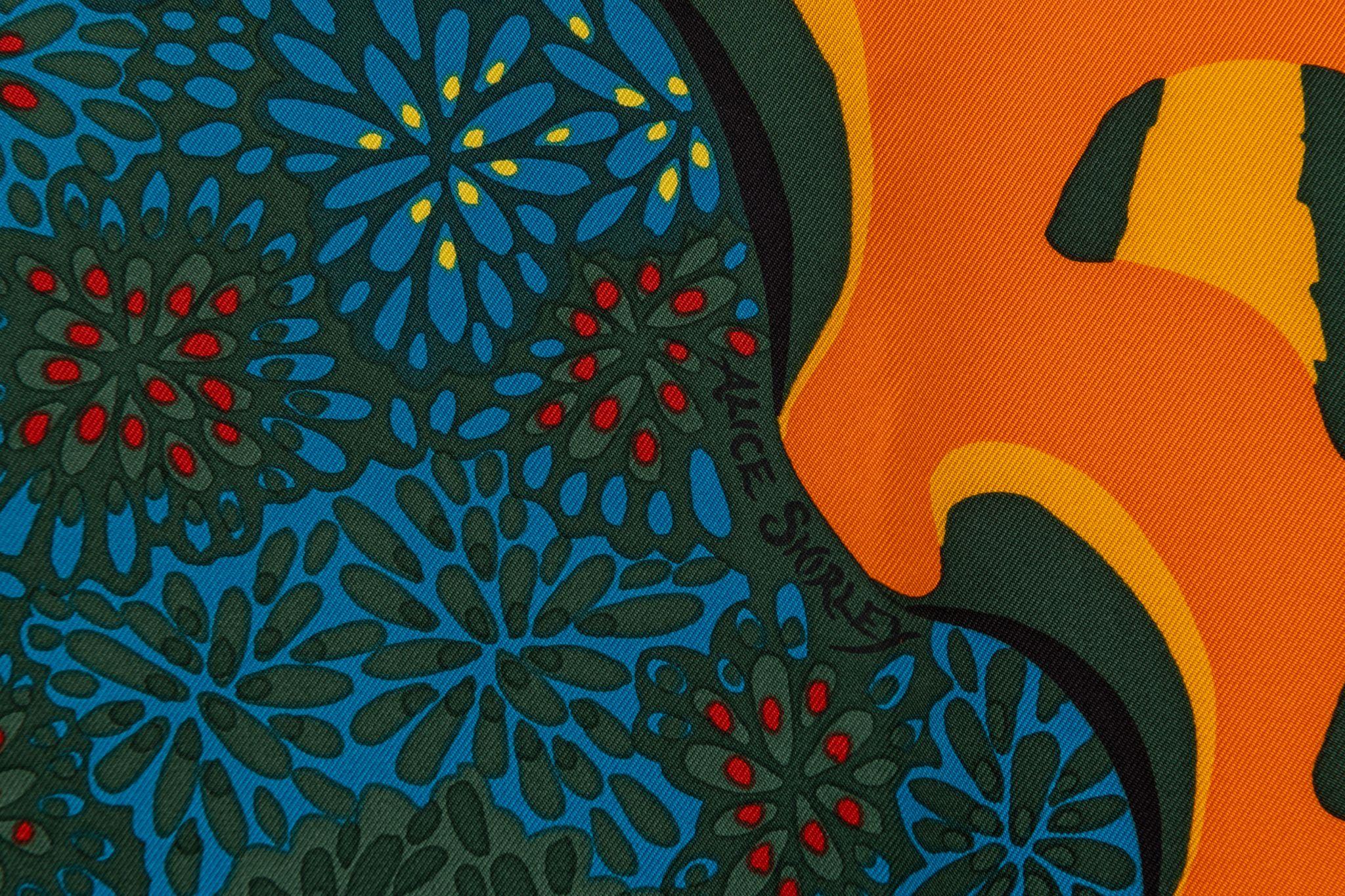 Women's or Men's Hermès Esprit de La Foret Silk Scarf For Sale