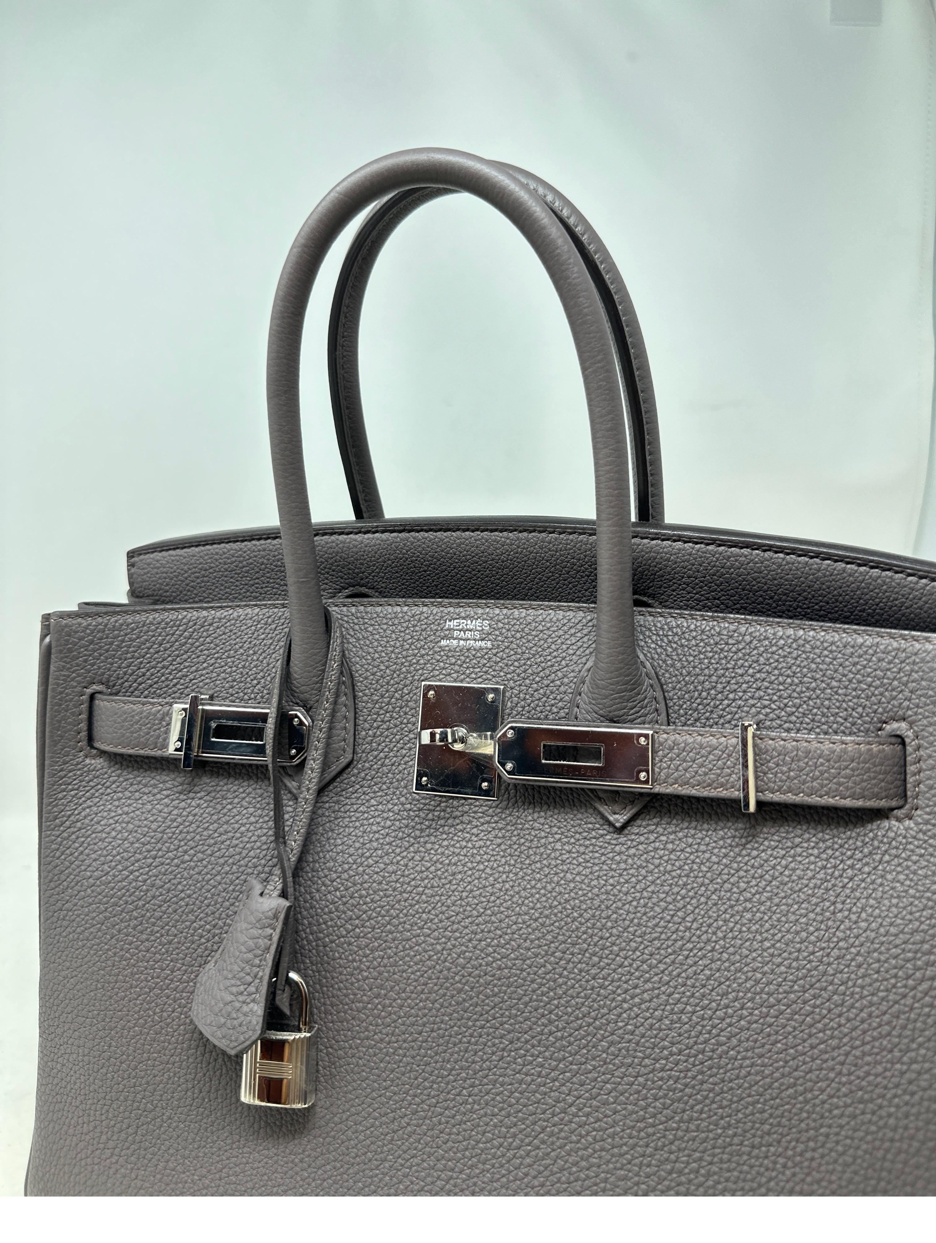 Etain Birkin 30 Tasche von Hermès  7