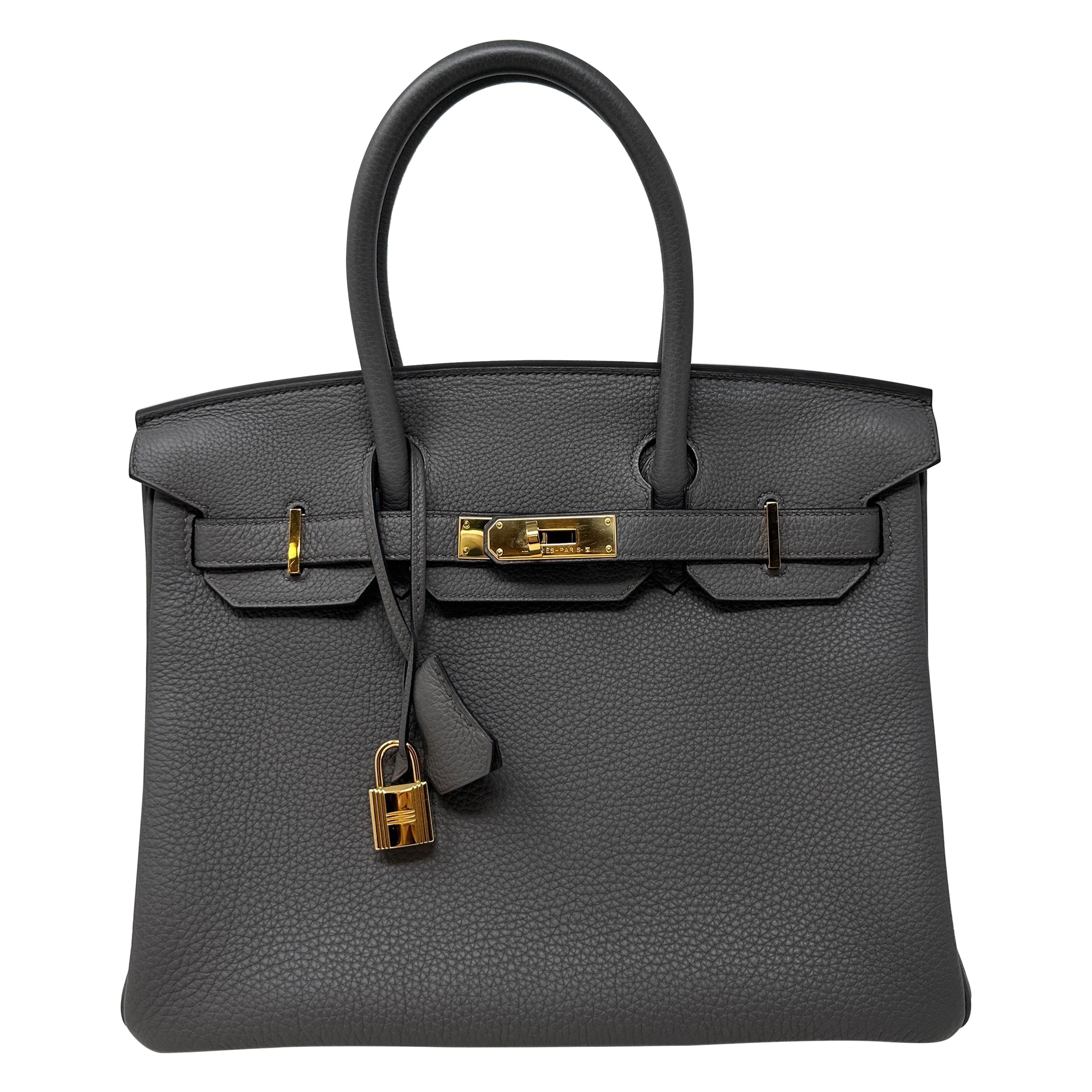 Hermes Etain Birkin 30 Bag