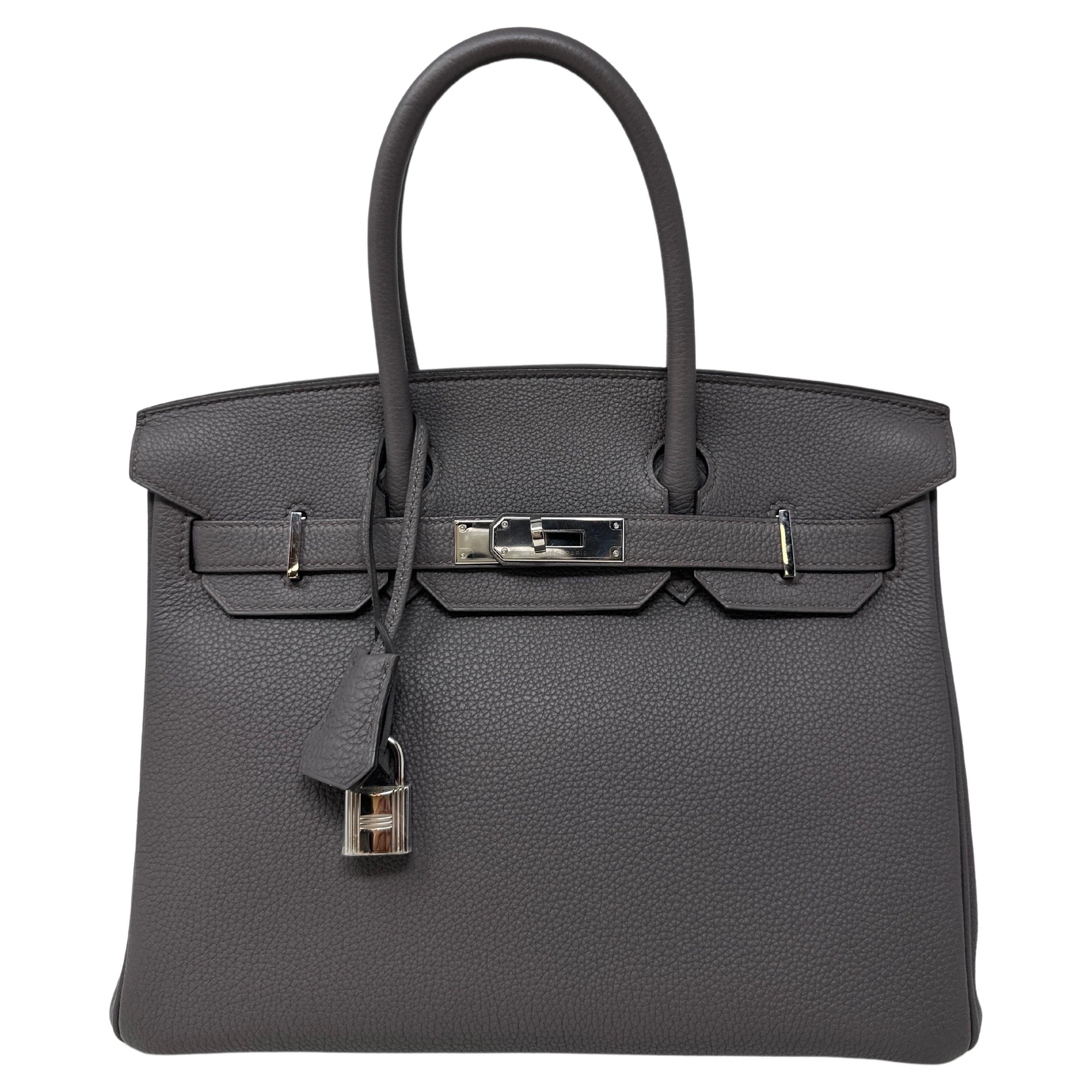 Hermes Etain Birkin 30 Bag For Sale at 1stDibs