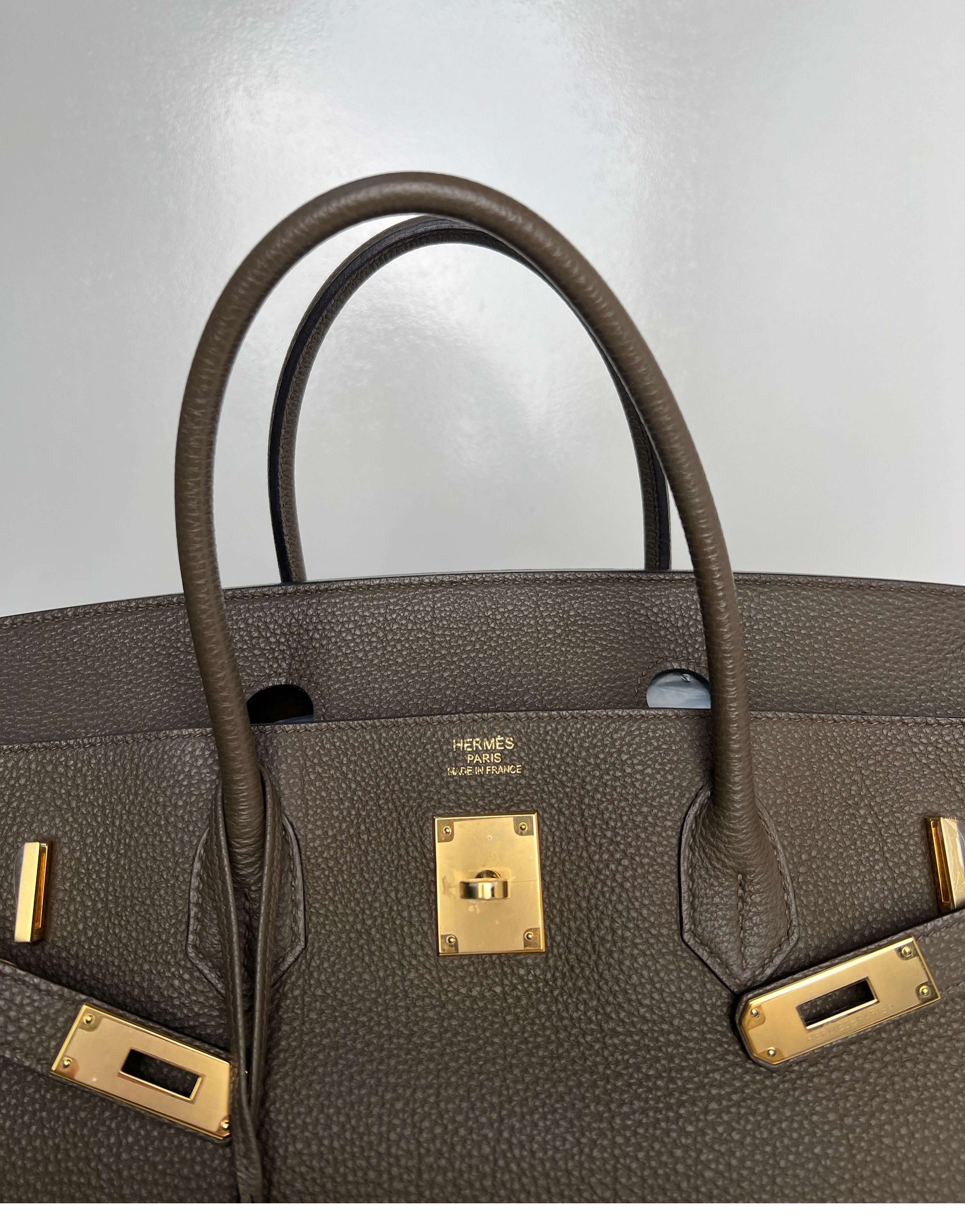 Hermes Etain Birkin 40 Bag 7
