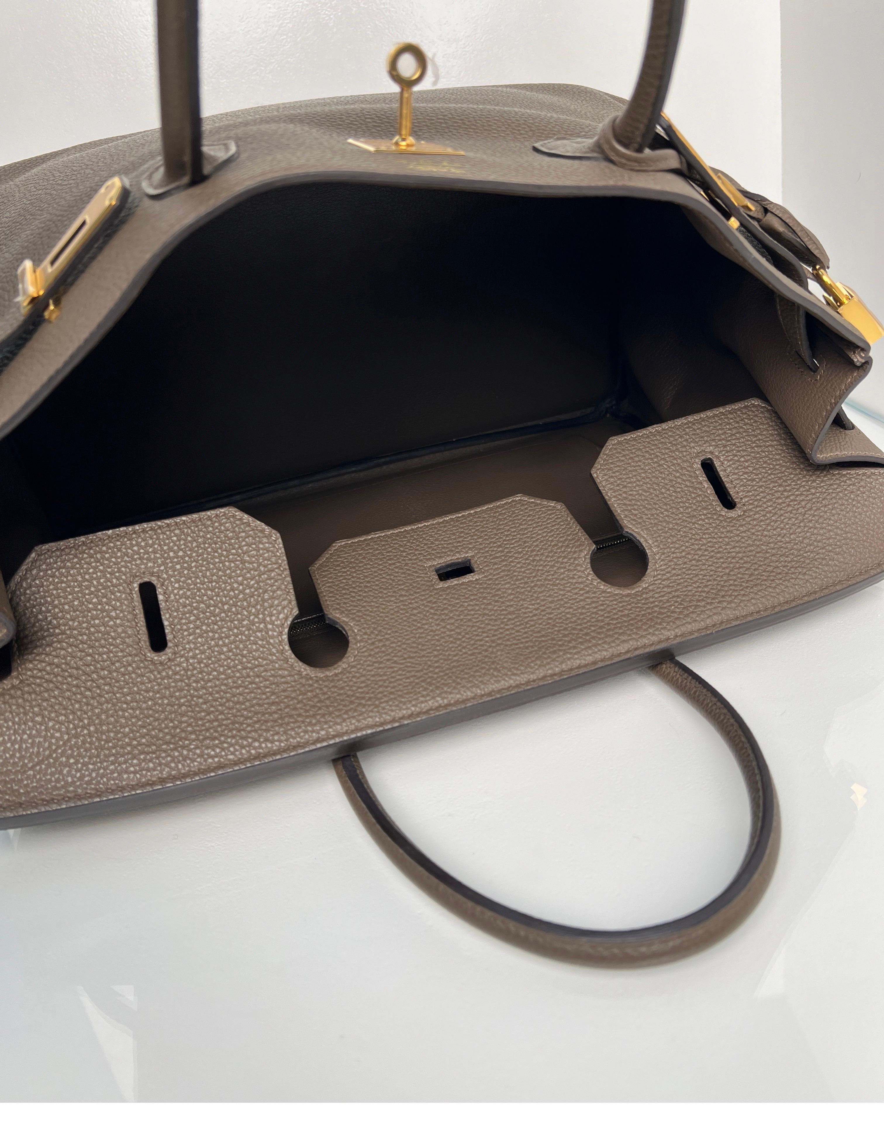 Hermes Etain Birkin 40 Bag 9