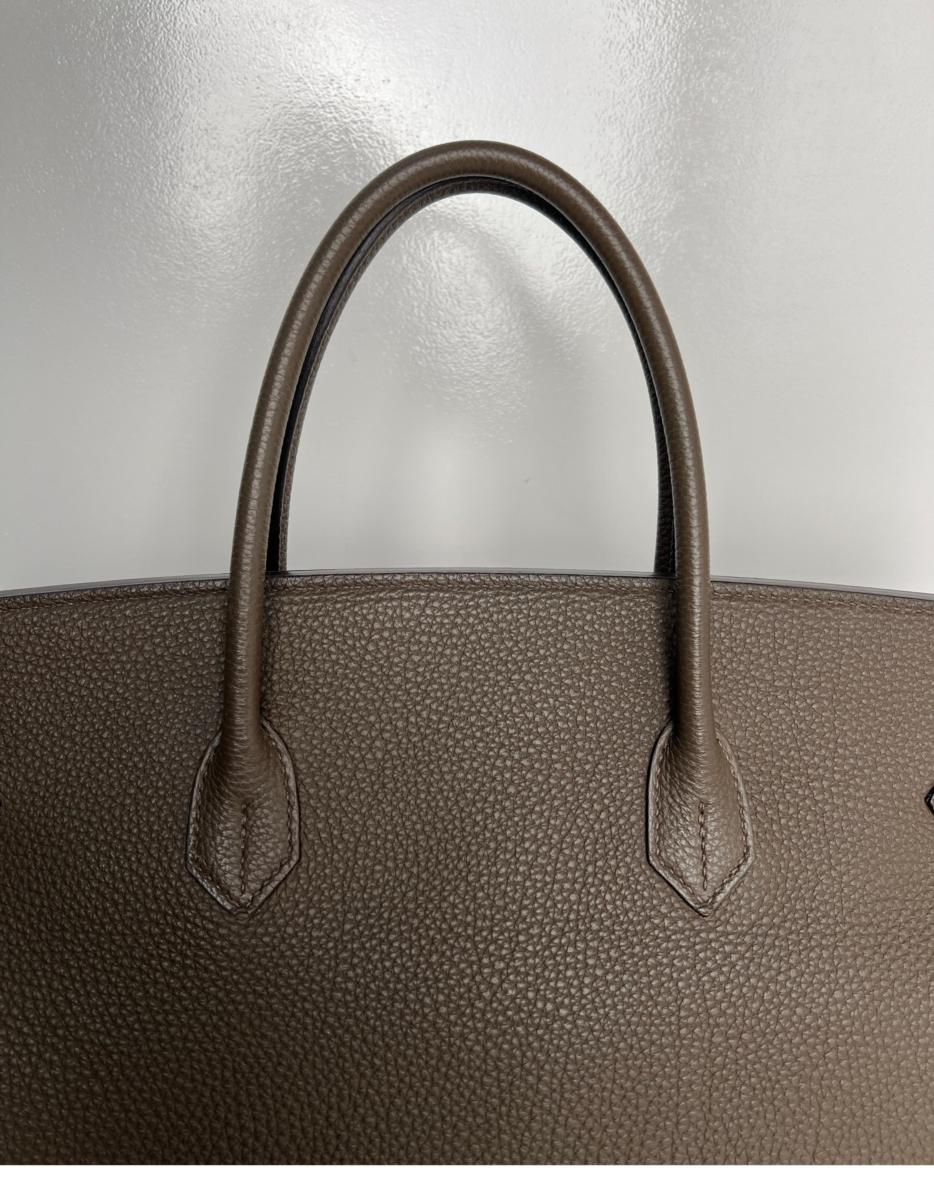 Hermes Etain Birkin 40 Bag 1