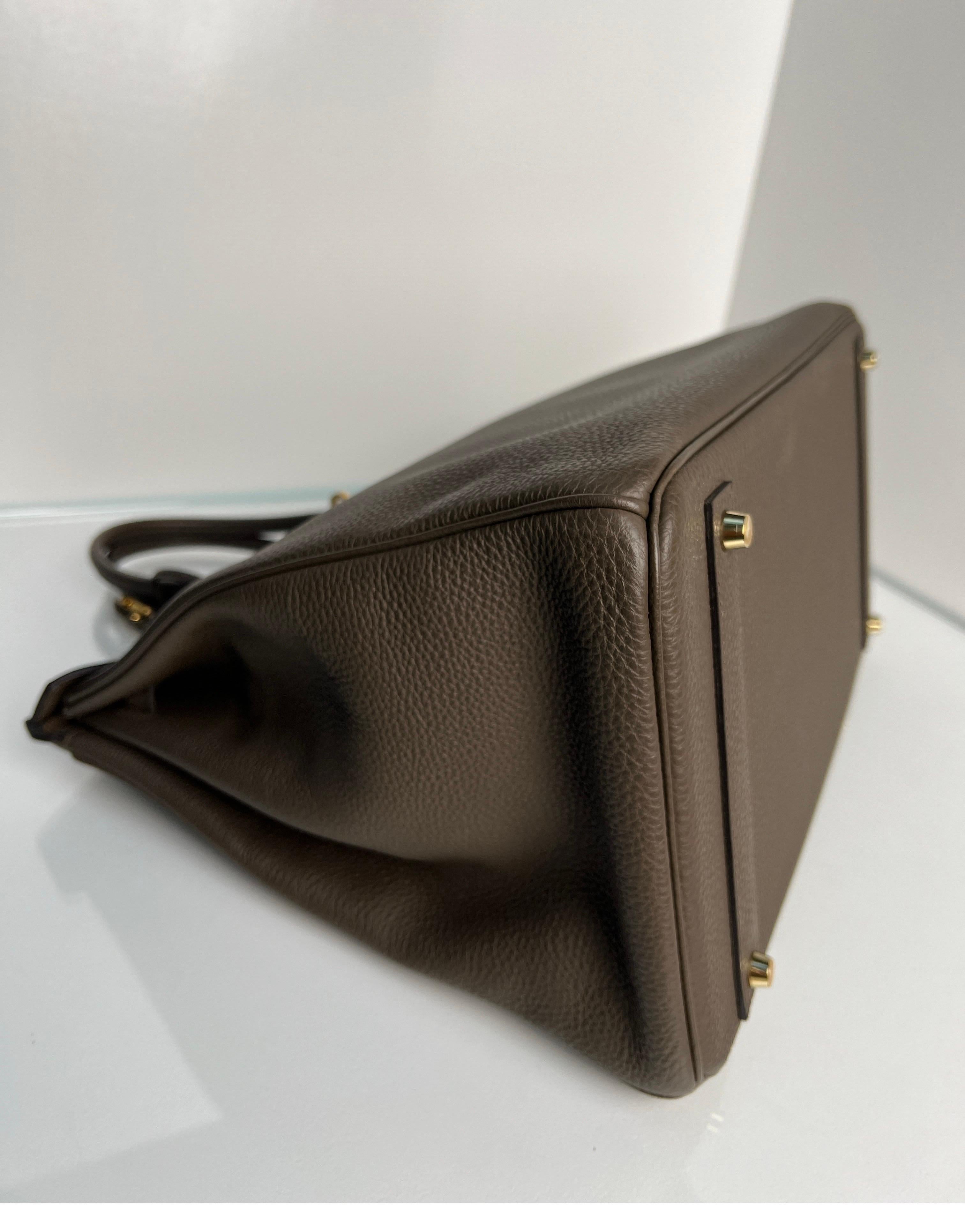 Hermes Etain Birkin 40 Bag 3