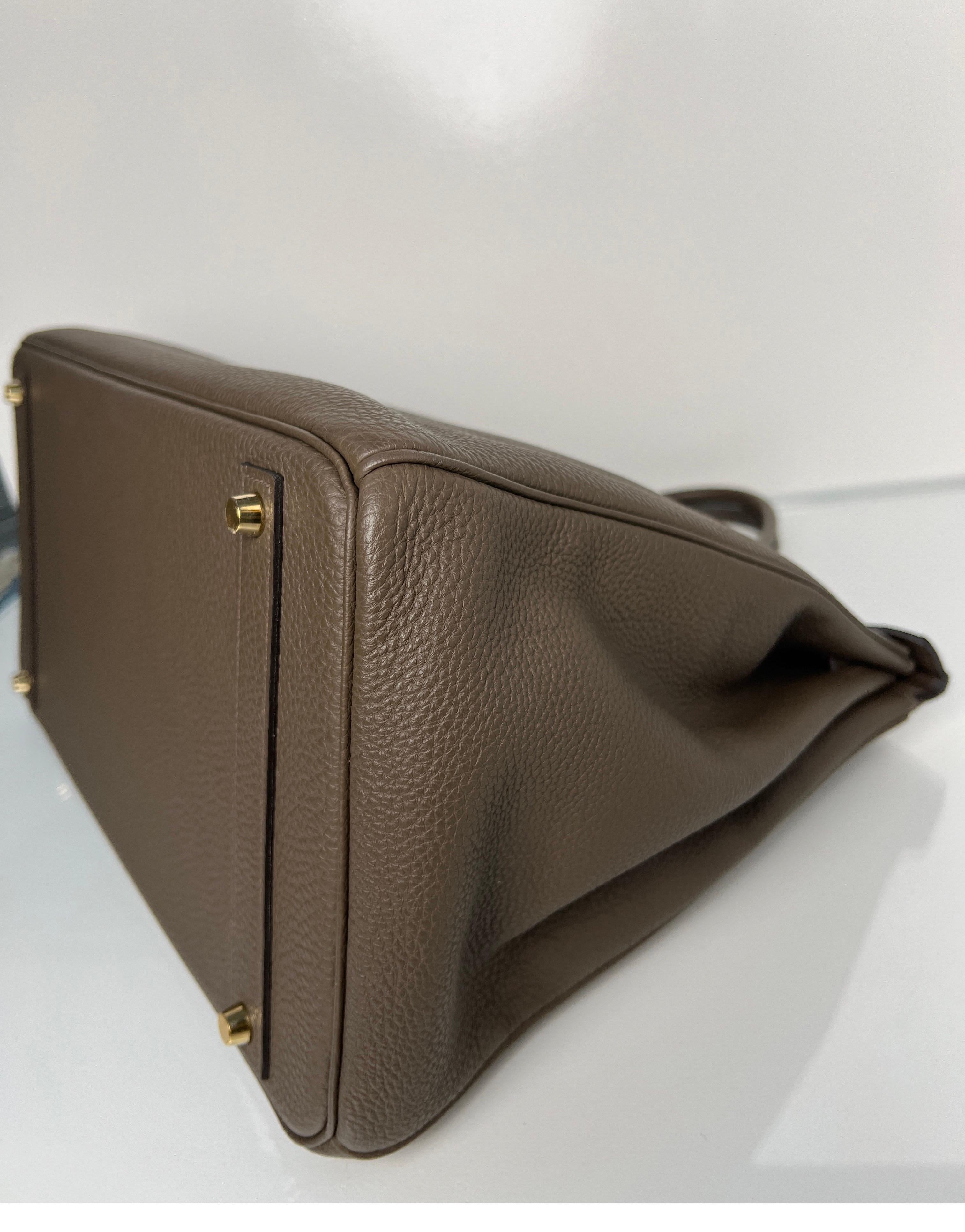 Hermes Etain Birkin 40 Bag 4