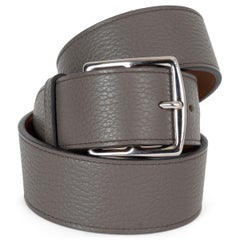 HERMES Etain Clemence leather ETRIVIERE 40 Belt 85