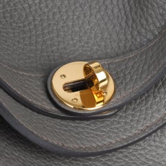 Hermes Etain Clemence Leather Lindy 30cm