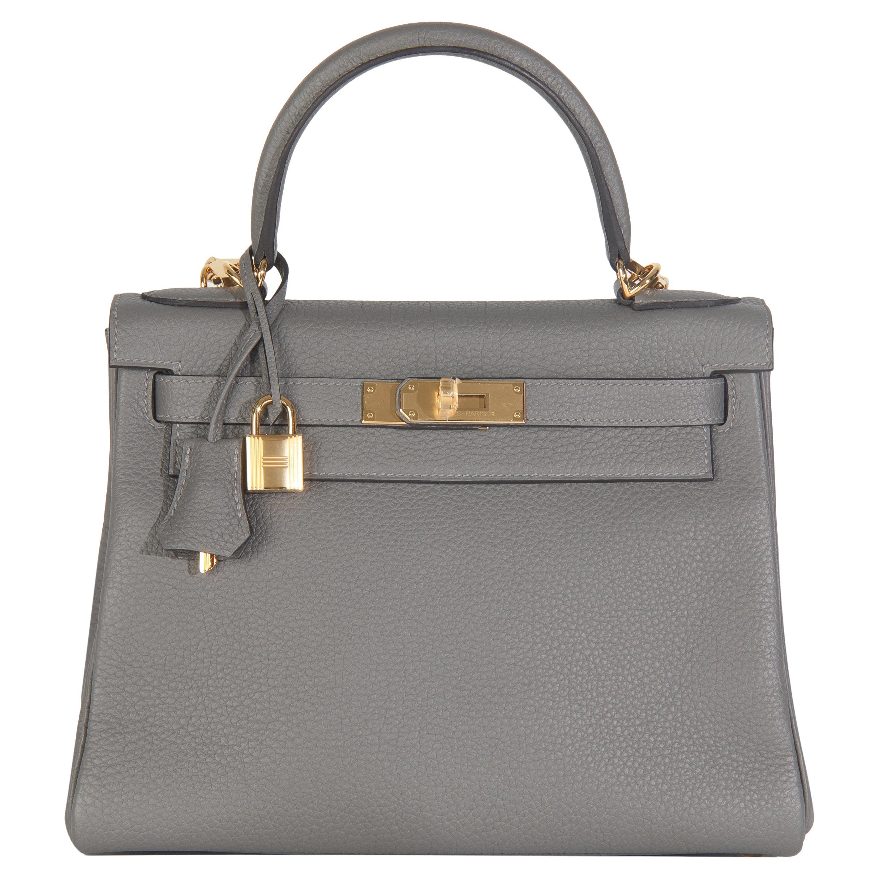Hermès Etain Clemence Retourne Kelly 28 GHW