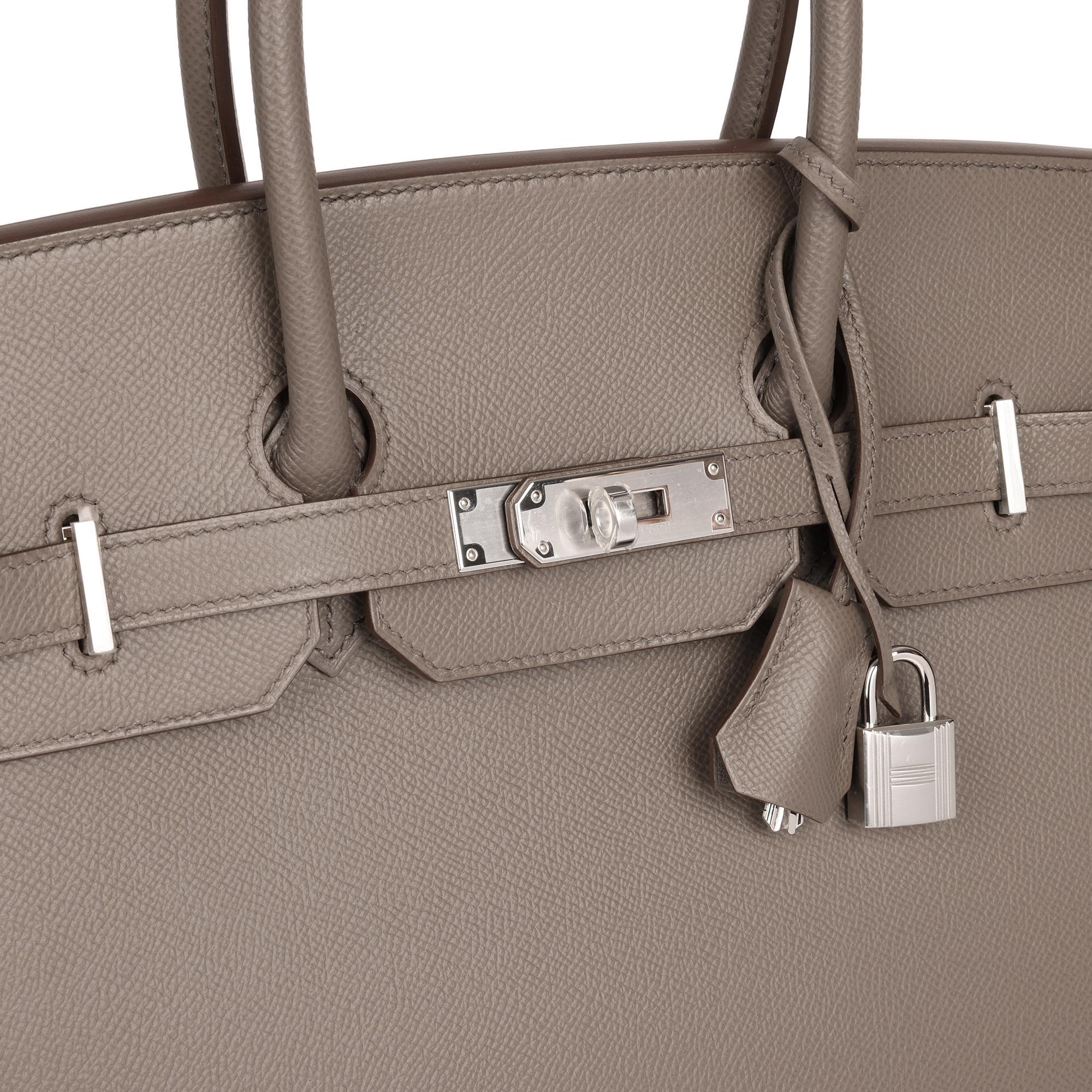 Hermès Etain Epsom Leather Birkin 35cm Sellier 3