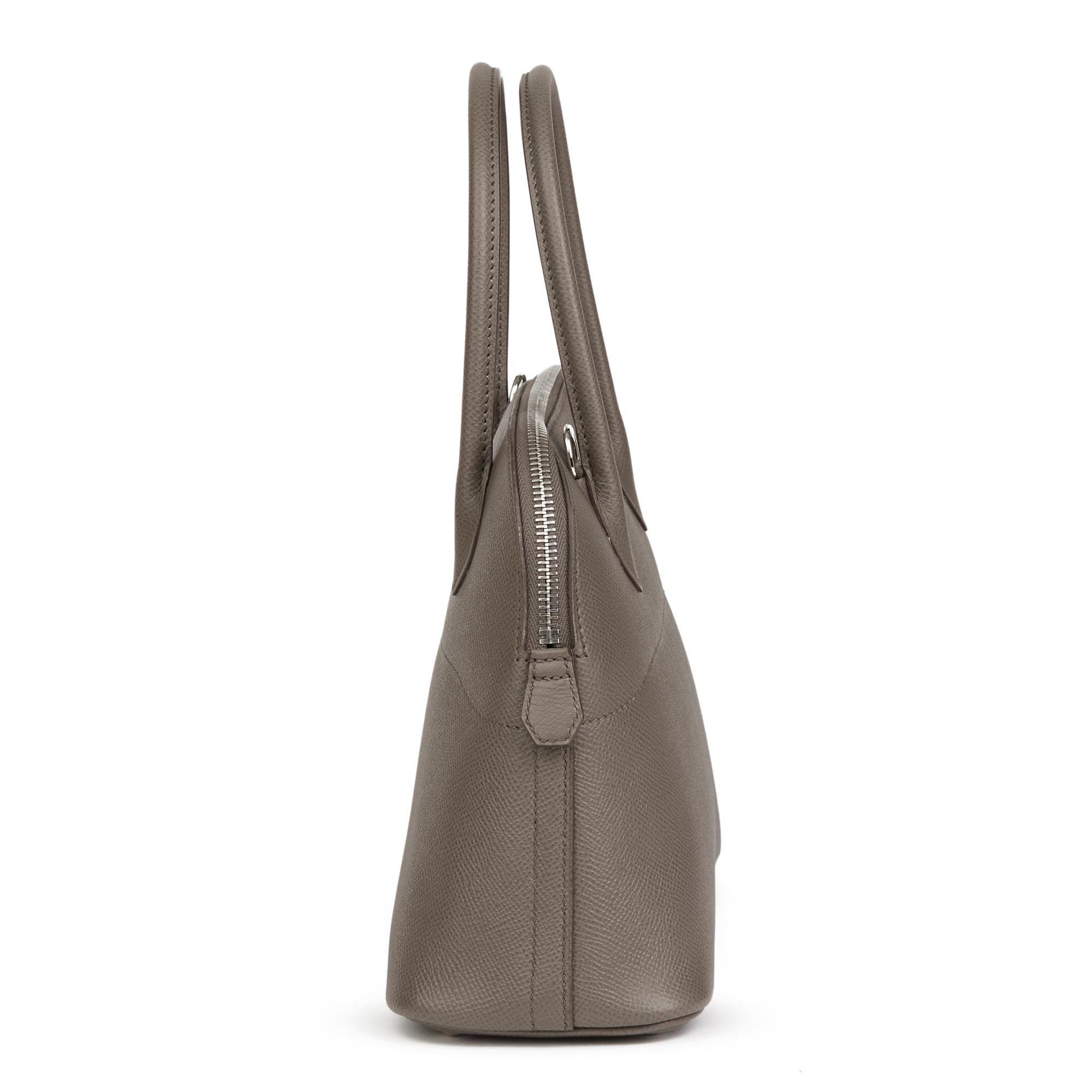 HERMÈS
Etain Epsom Leather Bolide 27cm

Reference: HB2835
Serial Number: C
Age (Circa): 2018
Accompanied By: Hermès Dust Bag, Box, Shoulder Strap, Rain Cover
Authenticity Details: Date Stamp (Made in France)
Gender: Ladies
Type: Tote,