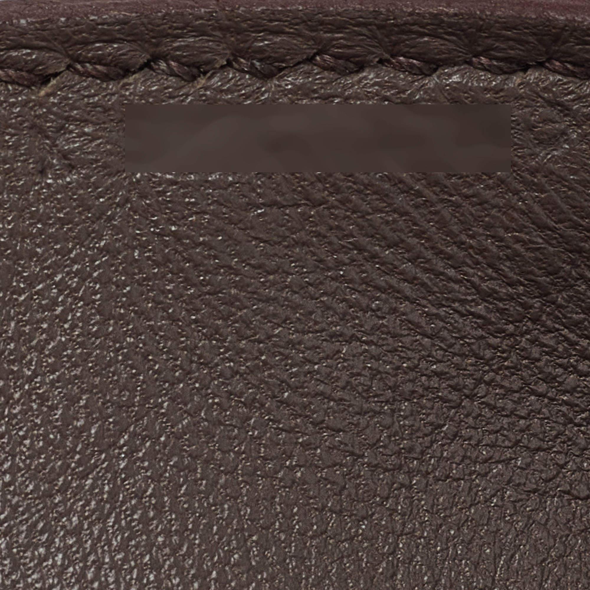Hermes Etain Evercolor Leather Palladium Finish Toolbox 20 Bag 15
