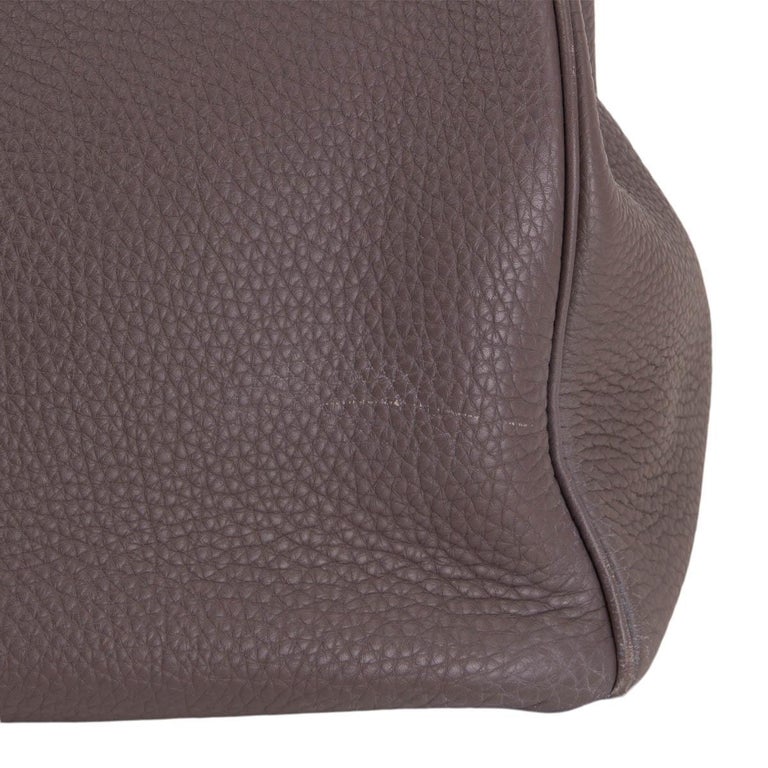 Hermès Gris Etain Birkin 35cm of Togo Leather with Palladium