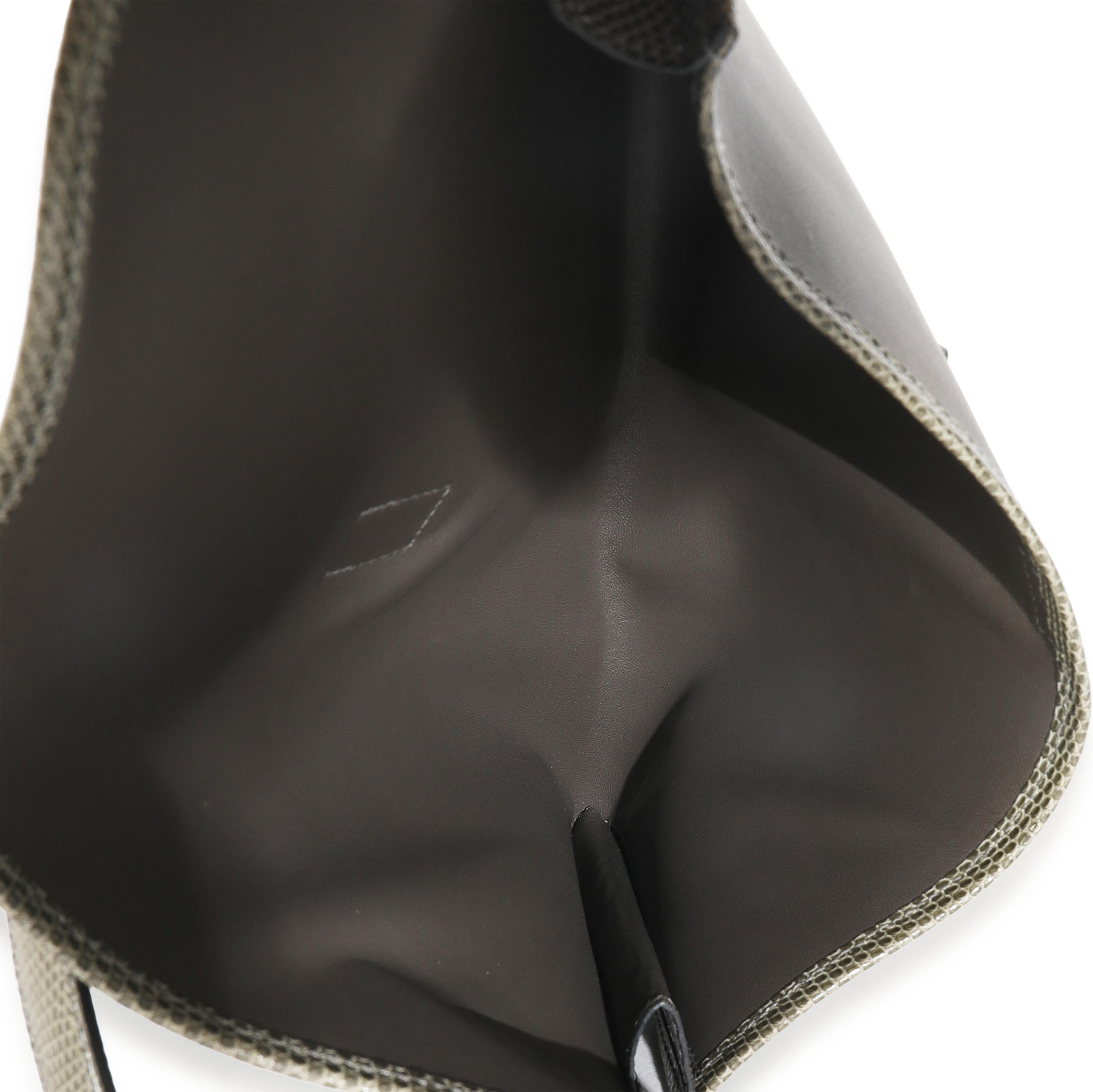 Hermès Etain Ombre Swift Lizard Jige Elan Touch 29 Clutch in vendita 1