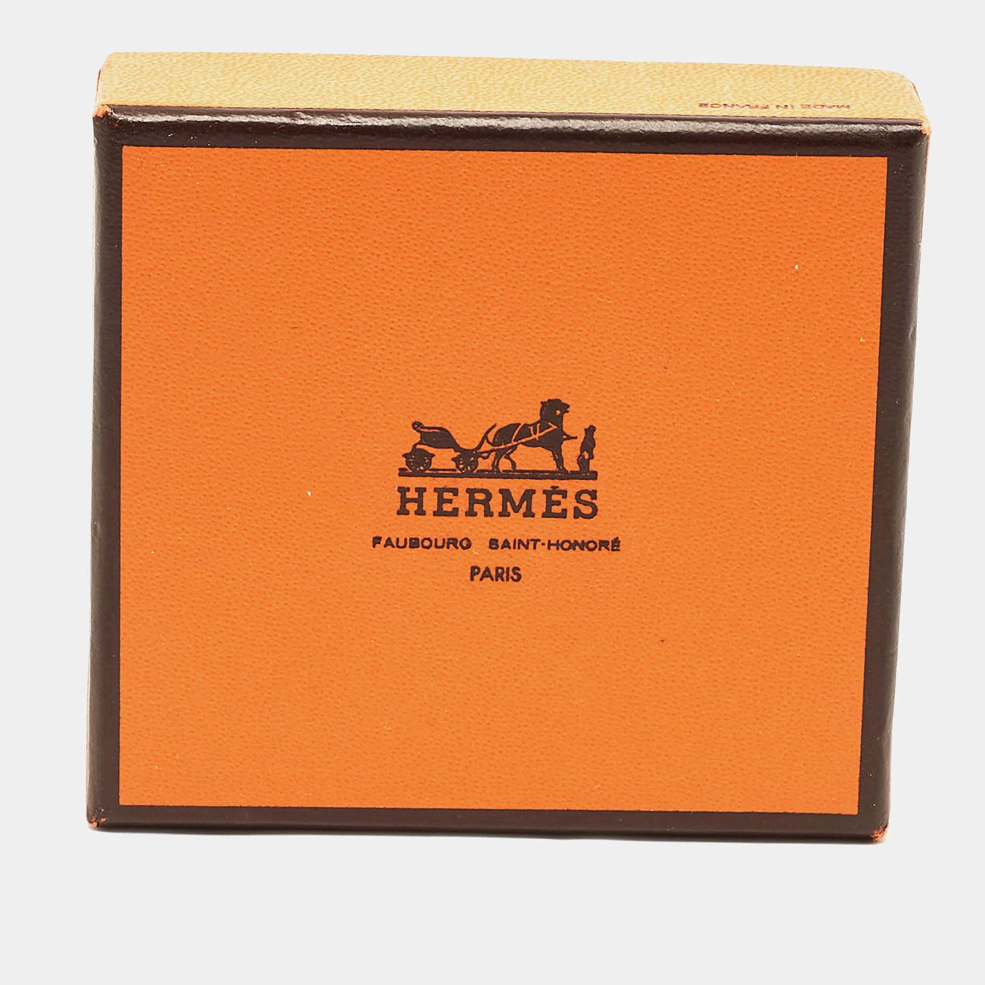 Hermes Etain Swift Leather Hapi 3 Bracelet 1