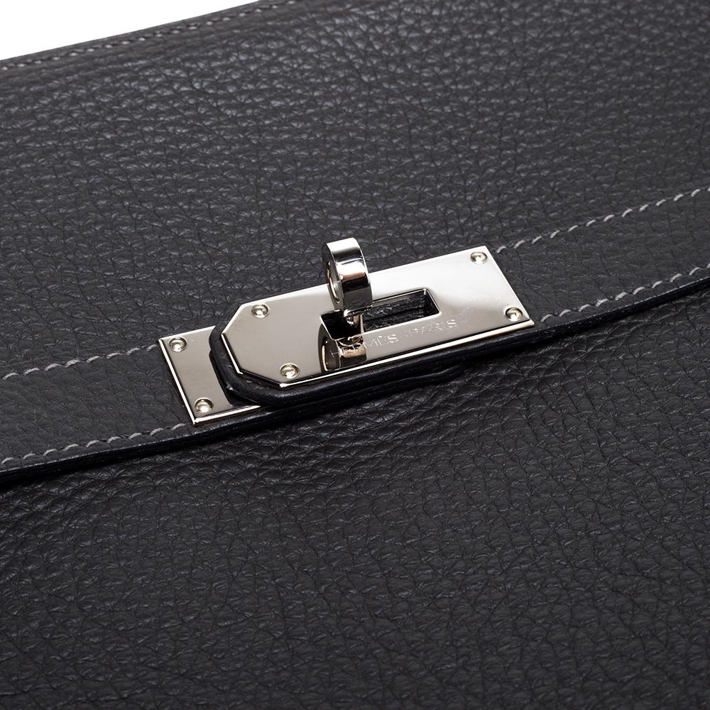 Hermes Etain Taurillon Clemence Leather Palladium Hardware Jypsiere 31 Bag 5