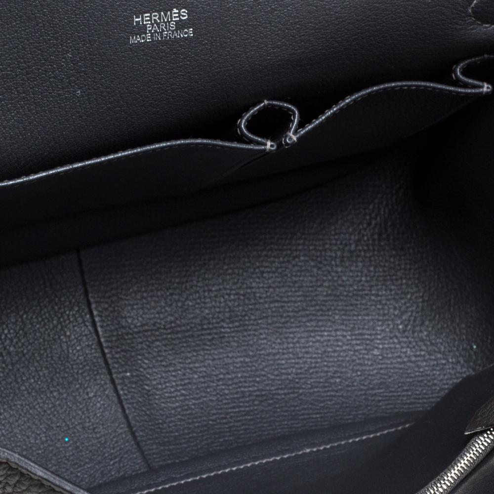 Hermes Etain Taurillon Clemence Leather Palladium Hardware Jypsiere 31 Bag In Good Condition In Dubai, Al Qouz 2
