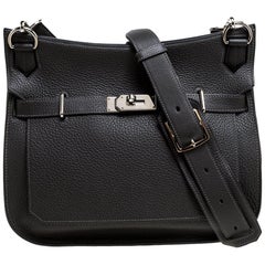 Hermes Etain Taurillon Clemence Leather Palladium Hardware Jypsiere 31 Bag