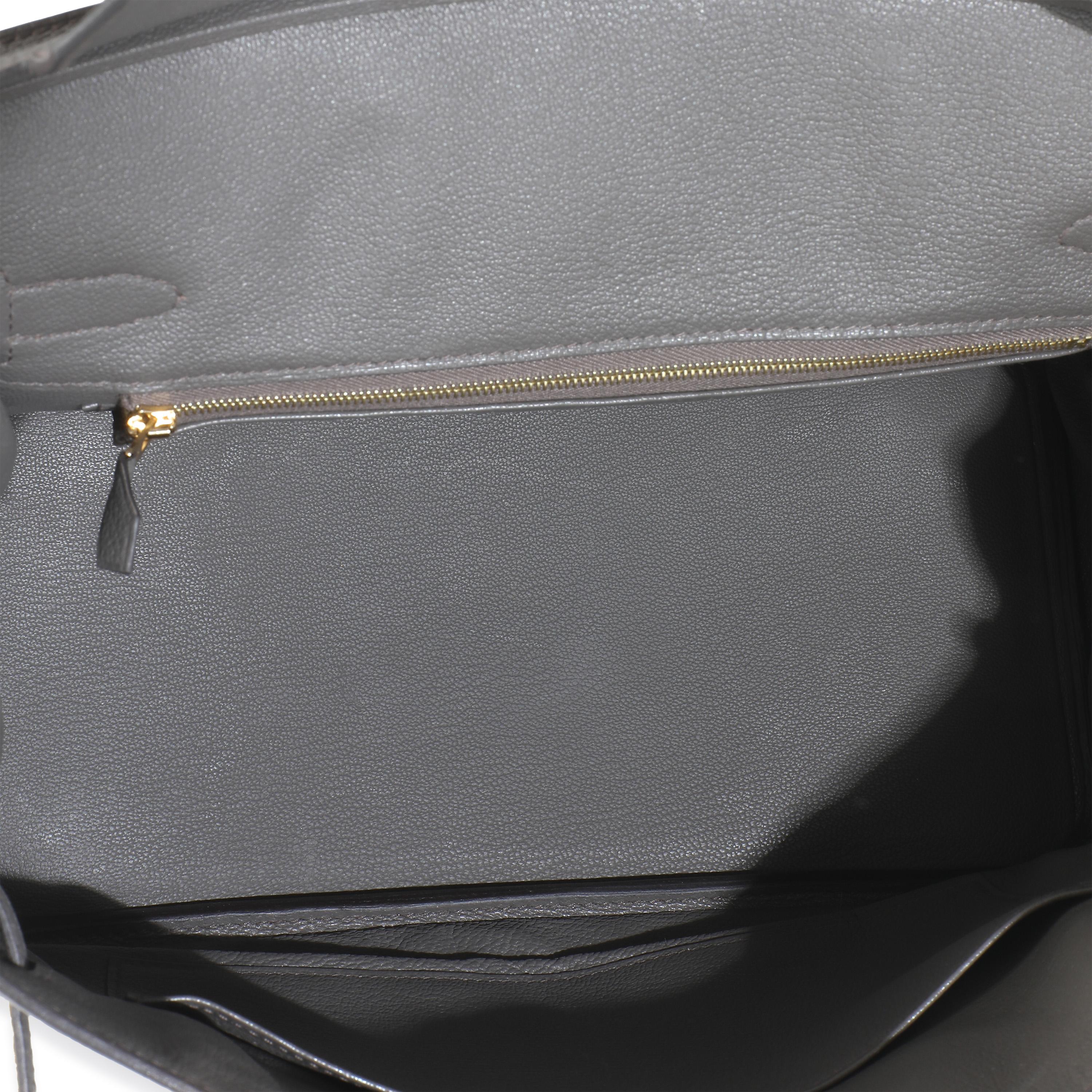 Hermès Etain Togo Birkin 30 GHW For Sale 2