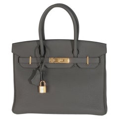 Hermès Birkin 30 GHW Togo Etain