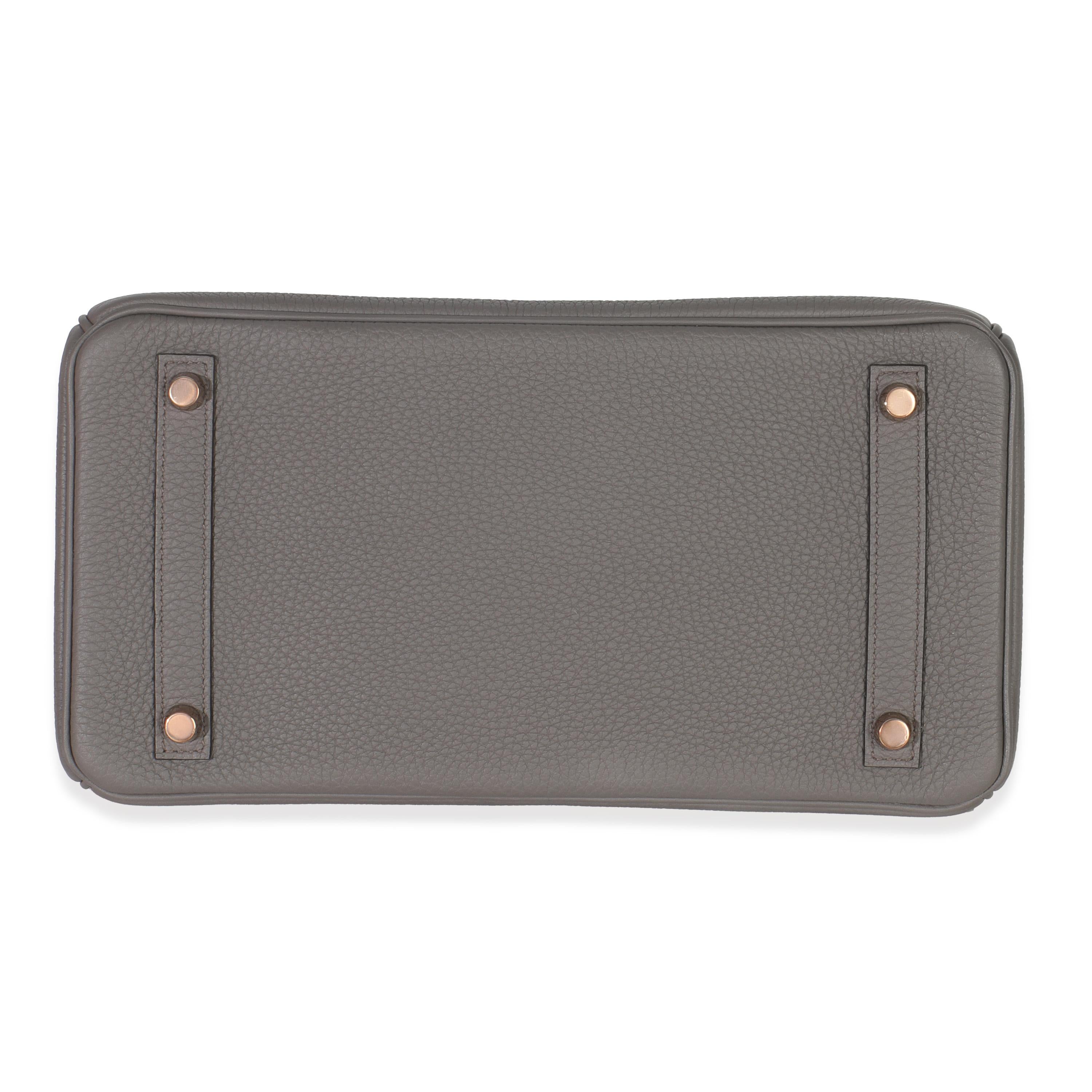 Hermès Etain Togo Birkin 30 RGHW im Zustand „Neu“ im Angebot in New York, NY