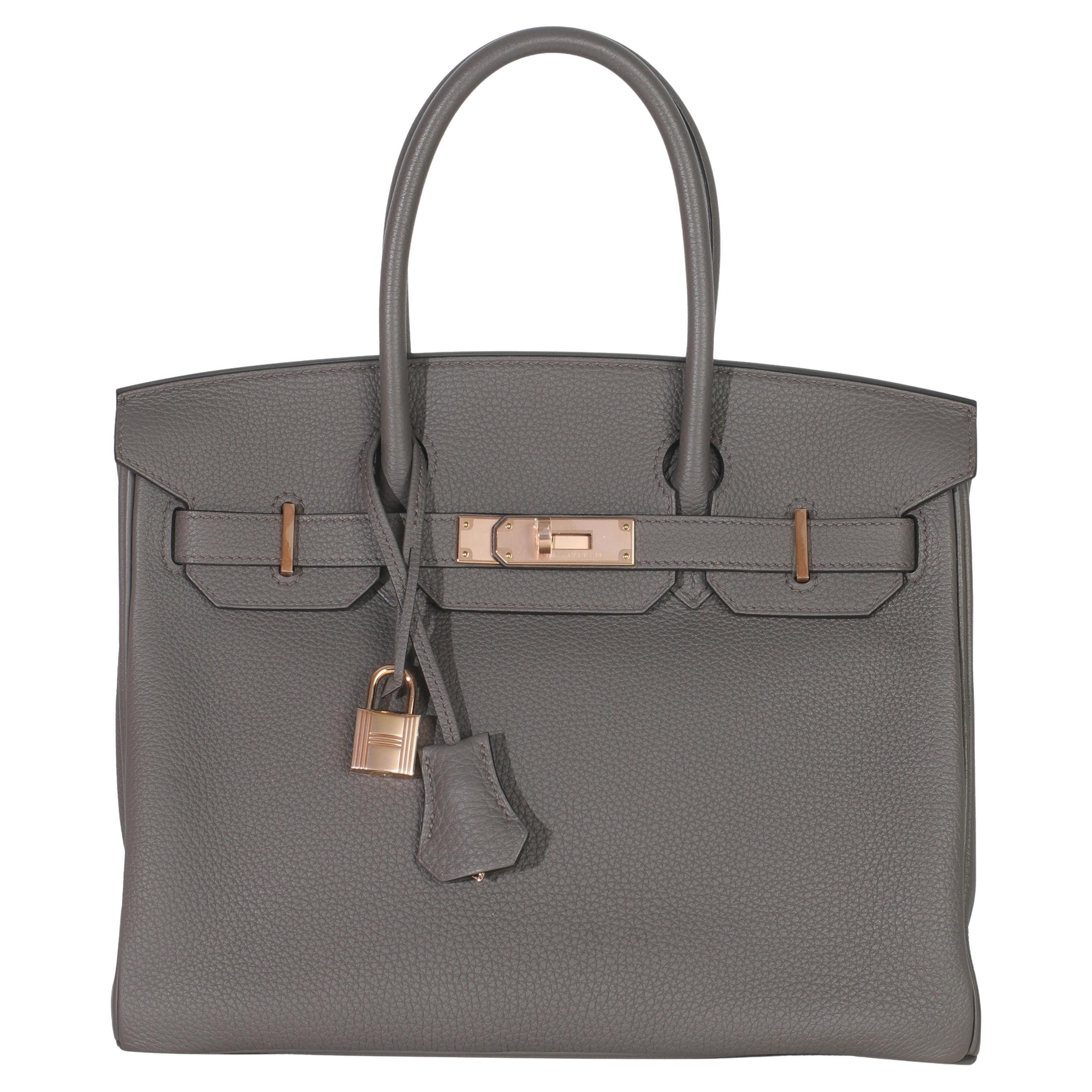 Hermès Etain Togo Birkin 30 RGHW