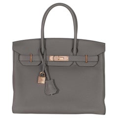 Hermès Etain Togo Birkin 30 RGHW