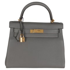 Hermès Etain Togo Retourne Kelly 28 GHW