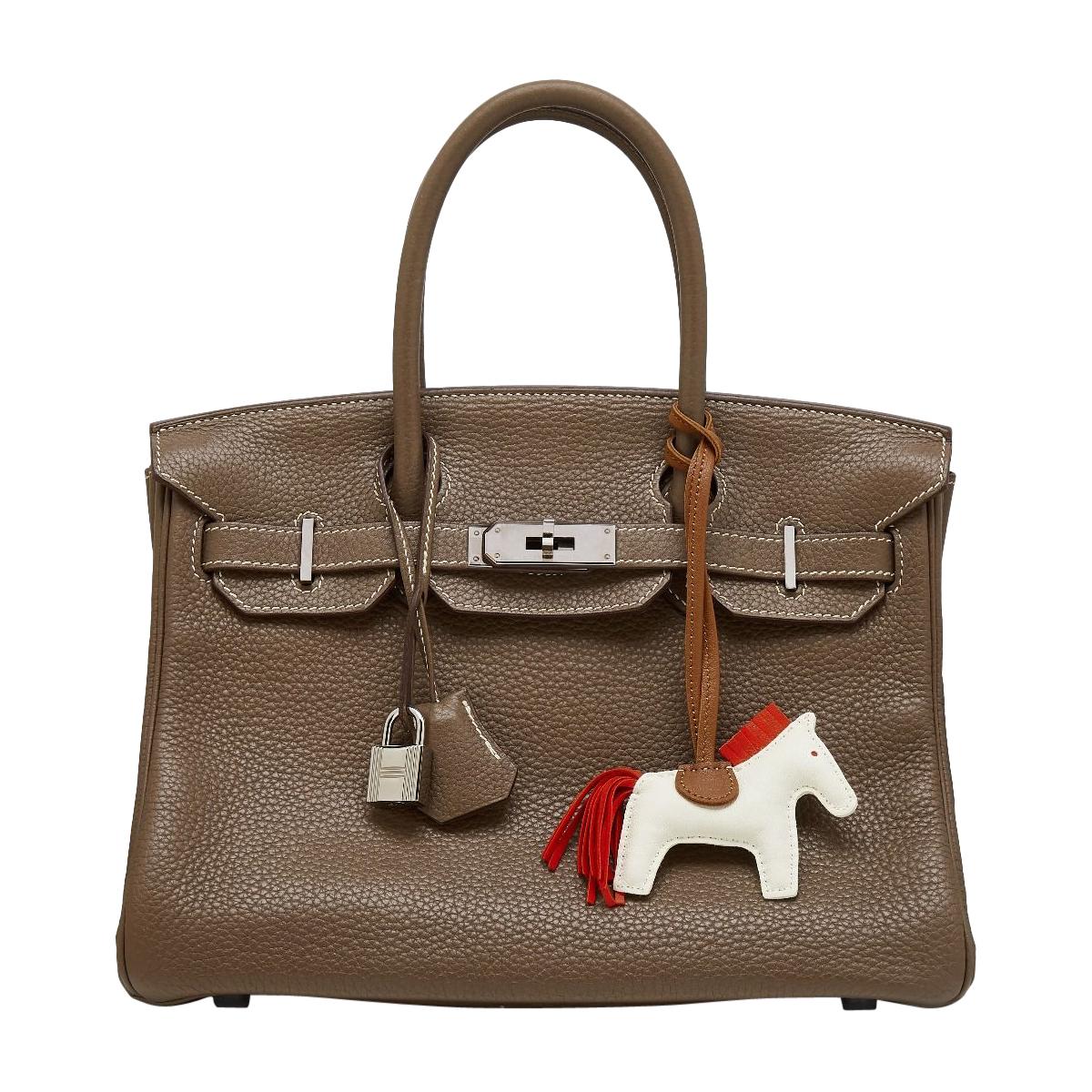 Hermès Etoupe 30cm Birkin Bag